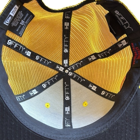 New York Yankees Snapback Hat Original Fit Yellow Floral Peace New Era 9Fifty - Picture 9 of 13